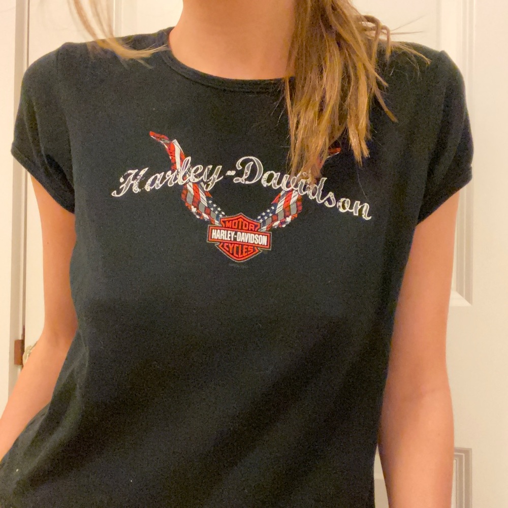 Vintage thrifted Harley Davidson shirt
